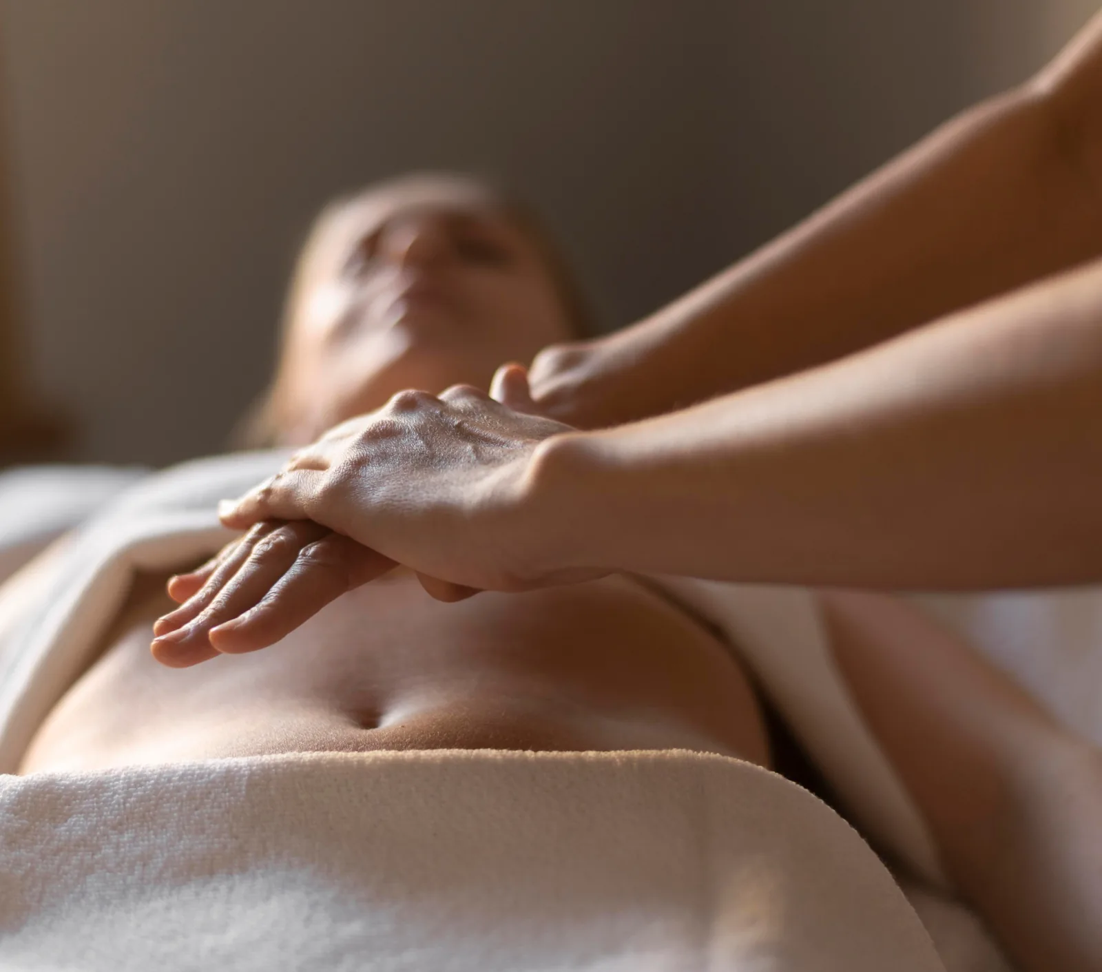 Limfna drenaža — trbuh